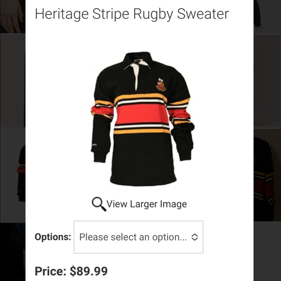 SOLD - University of Guelph Rugby Shirt XS - Picture 2 of 4